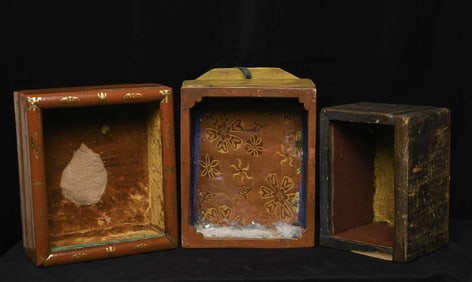 Box Lot #1 This lot consists of 2 large old Mongolian Gau boxes.