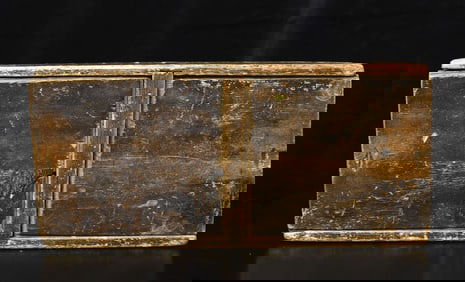 Rustic 19thC Mongolian traveling Altar Box.