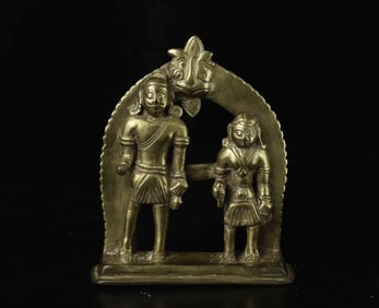 High-Quality Hindu Bronze Altar, 19thC or Earlier