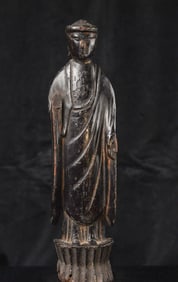 15thC Pre-Edo Wood Buddha Japanese Buddha.
