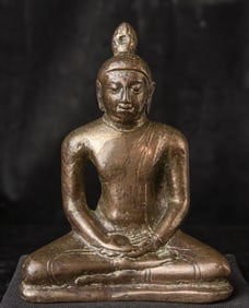 10th C Sri Lanka Bronze/Precious Metal Buddha.