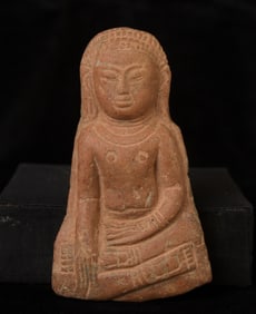 Antique Terracotta Buddha Plaque