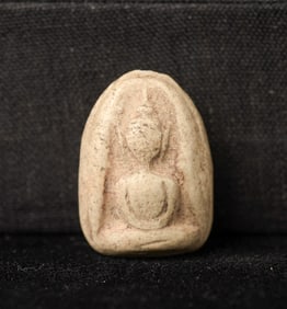This is a Thai amulet from an extensive collection of Thai and other Southeast Asian Buddhist