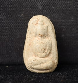 This is a Thai amulet from an extensive collection of Thai and other Southeast Asian Buddhist
