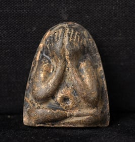 This is a Thai amulet from an extensive collection of Thai and other Southeast Asian Buddhist
