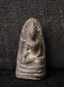 This is a Thai amulet from an extensive collection of Thai and other Southeast Asian Buddhist