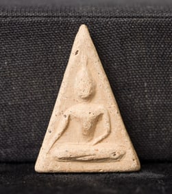 This is a Thai amulet from an extensive collection of Thai and other Southeast Asian Buddhist