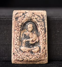 This is a Thai amulet from an extensive collection of Thai and other Southeast Asian Buddhist