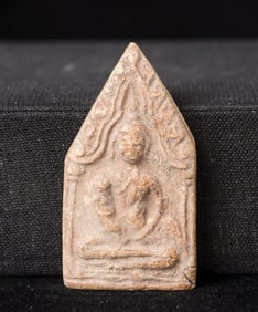 This is a Thai amulet from an extensive collection of Thai and other Southeast Asian Buddhist