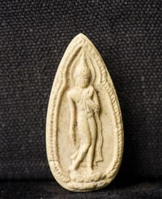 This is a Thai amulet from an extensive collection of Thai and other Southeast Asian Buddhist