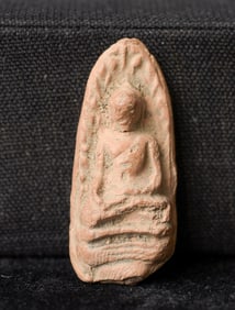 This is a Thai amulet from an extensive collection of Thai and other Southeast Asian Buddhist