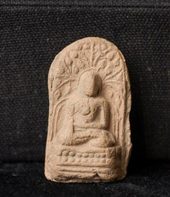 This is a Thai amulet from an extensive collection of Thai and other Southeast Asian Buddhist