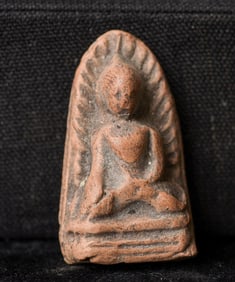 This is a Thai amulet from an extensive collection of Thai and other Southeast Asian Buddhist