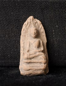 This is a Thai amulet from an extensive collection of Thai and other Southeast Asian Buddhist