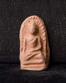 This is a Thai amulet from an extensive collection of Thai and other Southeast Asian Buddhist