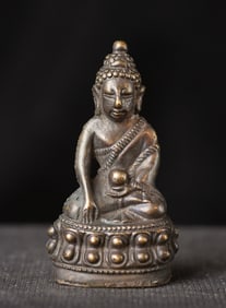 This is a Thai amulet from an extensive collection of Thai and other Southeast Asian Buddhist