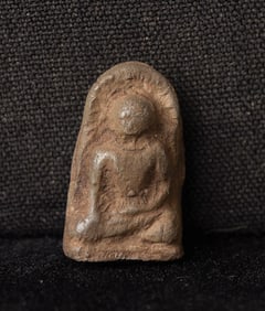 This is a Thai amulet from an extensive collection of Thai and other Southeast Asian Buddhist