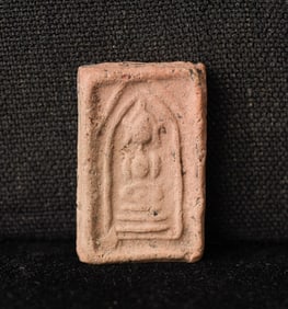 This is a Thai amulet from an extensive collection of Thai and other Southeast Asian Buddhist