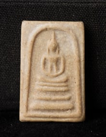 This is a Thai amulet from an extensive collection of Thai and other Southeast Asian Buddhist