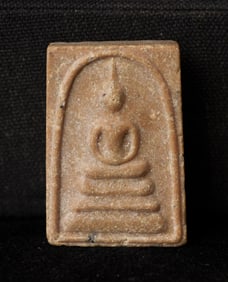This is a Thai amulet from an extensive collection of Thai and other Southeast Asian Buddhist