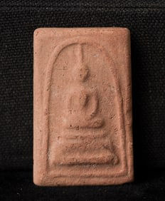 This is a Thai amulet from an extensive collection of Thai and other Southeast Asian Buddhist