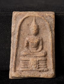 This is a Thai amulet from an extensive collection of Thai and other Southeast Asian Buddhist
