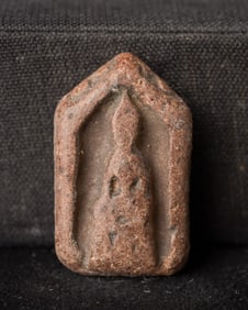 This is a Thai amulet from an extensive collection of Thai and other Southeast Asian Buddhist