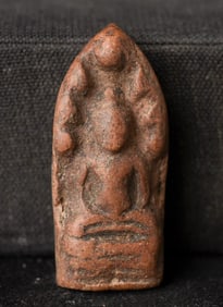 This is a Thai amulet from an extensive collection of Thai and other Southeast Asian Buddhist