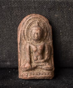 This is a Thai amulet from an extensive collection of Thai and other Southeast Asian Buddhist