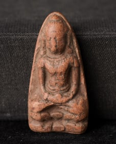 This is a Thai amulet from an extensive collection of Thai and other Southeast Asian Buddhist