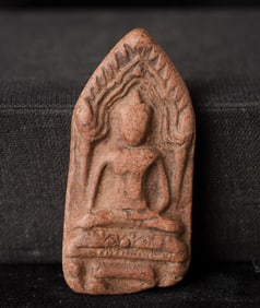 This is a Thai amulet from an extensive collection of Thai and other Southeast Asian Buddhist