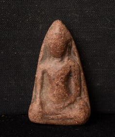 This is a Thai amulet from an extensive collection of Thai and other Southeast Asian Buddhist