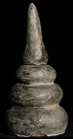 Very old Stupa-probably the top of a much larger (architectural) piece.
