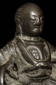 Chinese Ming Bronze. Loss to back as seen in the photos.