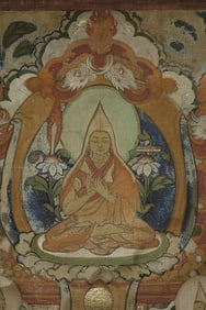 Small Antique MongolianThangka.