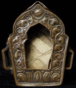 18thC or earlier Tibetan Gau box-in a Scottish Collection 50+ years