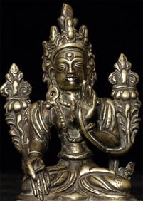 19thC or earlier Nepalese/Himalayan Bodhisattva -Beautiful