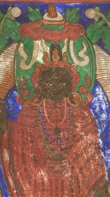 Antique Thangka, 6.25" x 8.75"