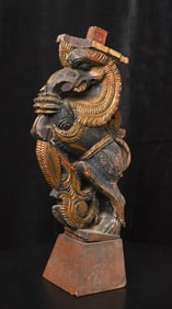 Antique Indian temple carving.