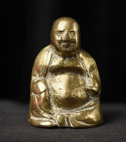 Old/Antique Bronze/Brass Chinese Hotei.