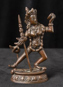 Antique Tibetan Bronze Dakinis.