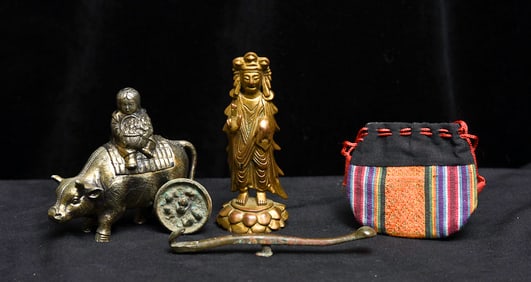 Boxlot_9- Good Korean Bodhisattva plus other Misc Asian items