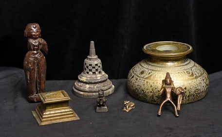 Boxlot_14 Antique Indiia Items. Benefit from a major cleanup of my inventory