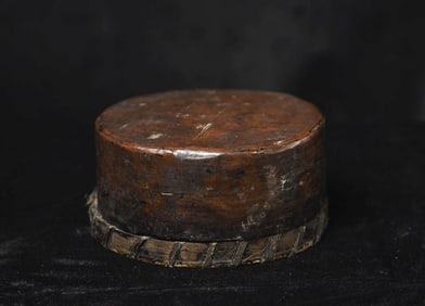 Antique South East Asian Lacquered Basket