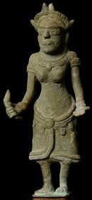 Quite a woman! This piece was de-accessioned by the Asian Art Museum in San Francisco.