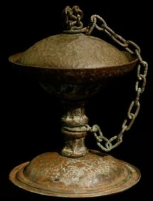 Antique Copper Censer. Exquisite patina. A beautiful