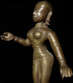 17thC Indian Bronze Uma- Deep equanimity