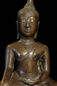 16thC Thai Buddha, Wonderfully Expressive, 7"