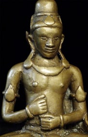 17thC/Earlier Indonesian or Javanese Diety, 5.25" Tall