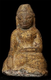 This type is probably one of the earliest of all Burmese Buddhist sculptures, and approaching 1500